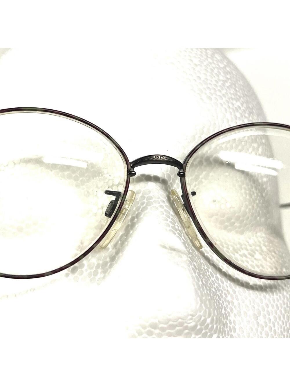 Tiara Eyeglasses Mod-714 DBU 53-16-140 FRAMES ONLY Metal Made In Japan - Picture 6 of 15